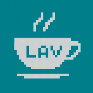 pixel art coffee mug